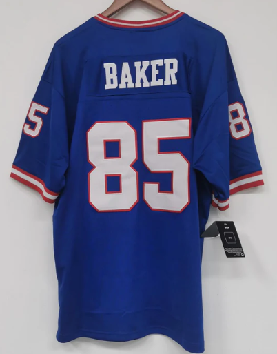 Stephen Baker Mitchell & Ness New York Giants Jersey