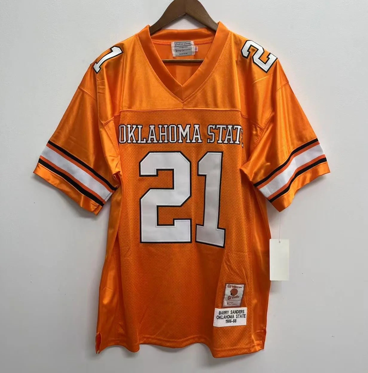 Barry Sanders YOUTH KIDS Oklahoma State Official NCAA Jersey