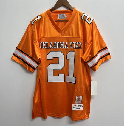 Barry Sanders YOUTH KIDS Oklahoma State Official NCAA Jersey
