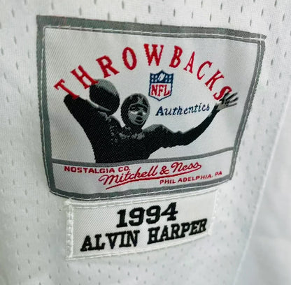 Alvin Harper Dallas Cowboys 1994 Official NFL Jersey white Mitchell & Ness