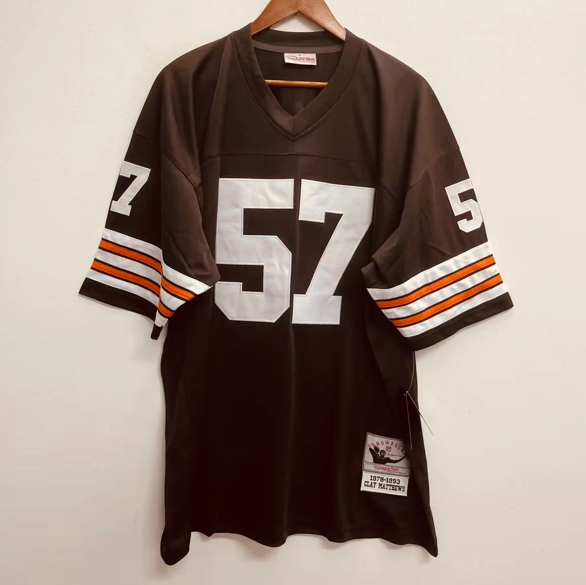 Clay Matthews Cleveland Browns Official NFL Mitchell & Ness Jersey