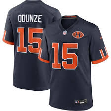 Rome Odunze Chicago Bears official NFL Nike Rivalries Collection Jersey