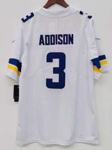 Jordan Addison Minnesota Vikings Jersey Nike white
