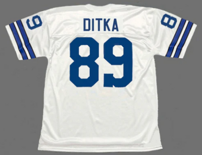 Mike Ditka Dallas Cowboys Official NFL Jersey white Mitchell & Ness