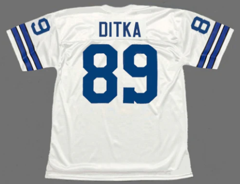 Mike Ditka Dallas Cowboys Official NFL Jersey white Mitchell & Ness