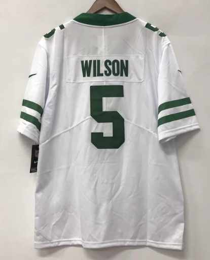 Garrett Wilson New York Jets NFL Nike Jersey white