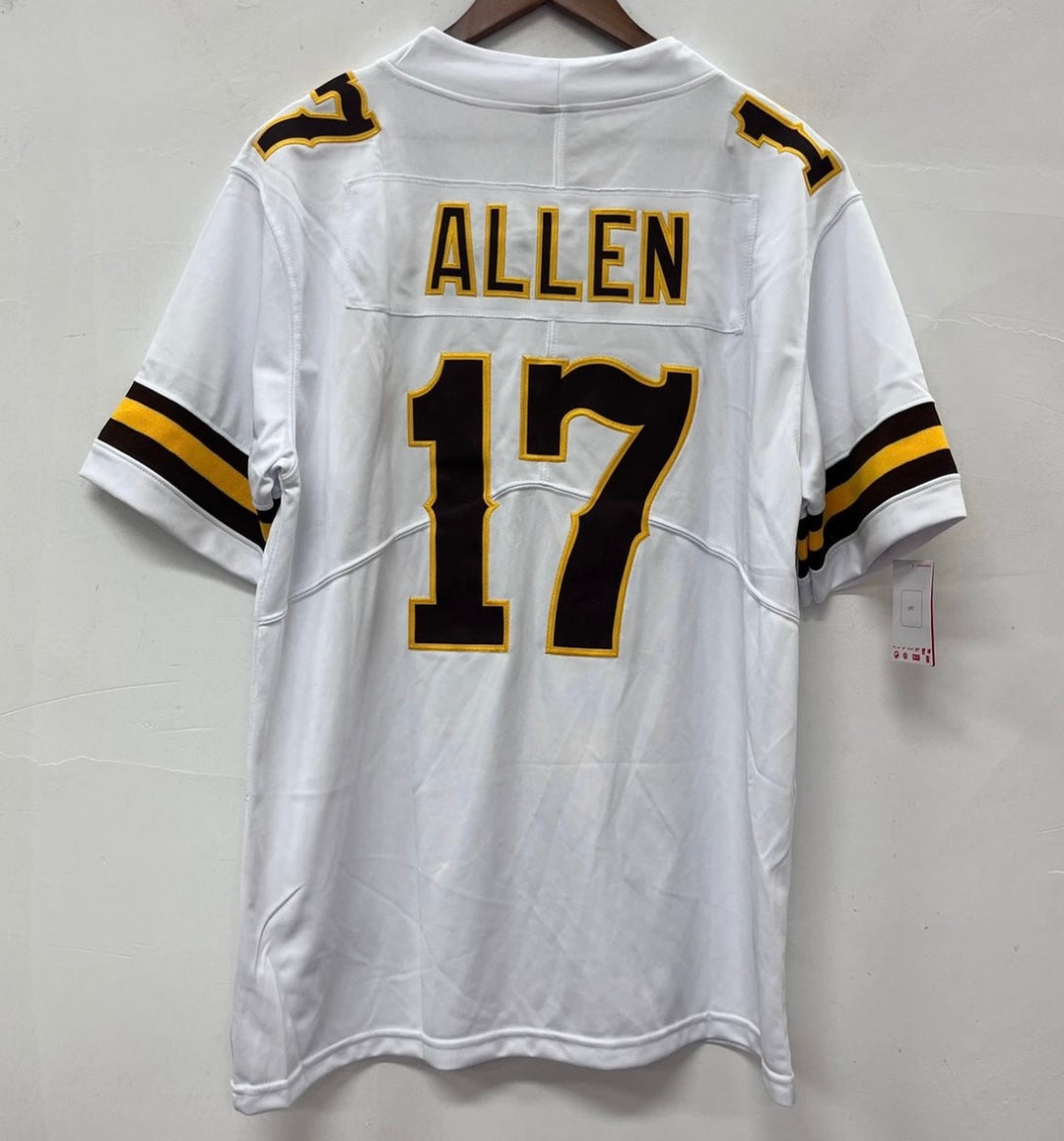 Josh Allen YOUTH KIDS Wyoming Cowboys Official NCAA Nike Jersey White