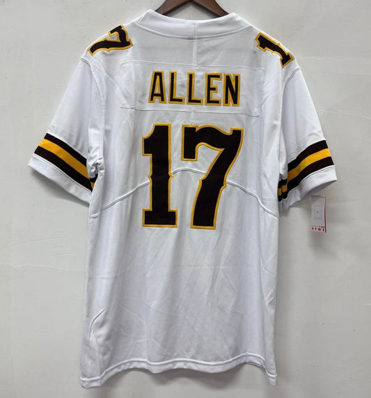 Josh Allen YOUTH KIDS Wyoming Cowboys Official NCAA Nike Jersey White