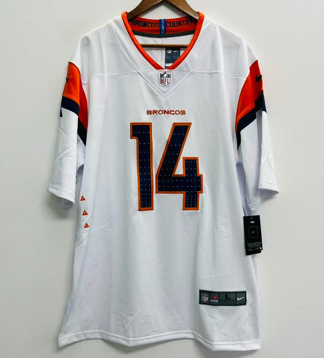 Courtland Sutton YOUTH KIDS Denver Broncos Official NFL Nike Jersey White