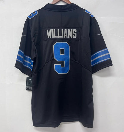 Jameson Williams Detroit Lions Official 2024 Nike Jersey black