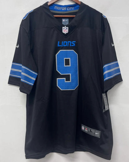Jameson Williams Detroit Lions Official 2024 Nike Jersey black