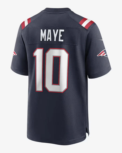 Drake Maye New England Patriots Official NFL Nike YOUTH KIDS Jersey blue