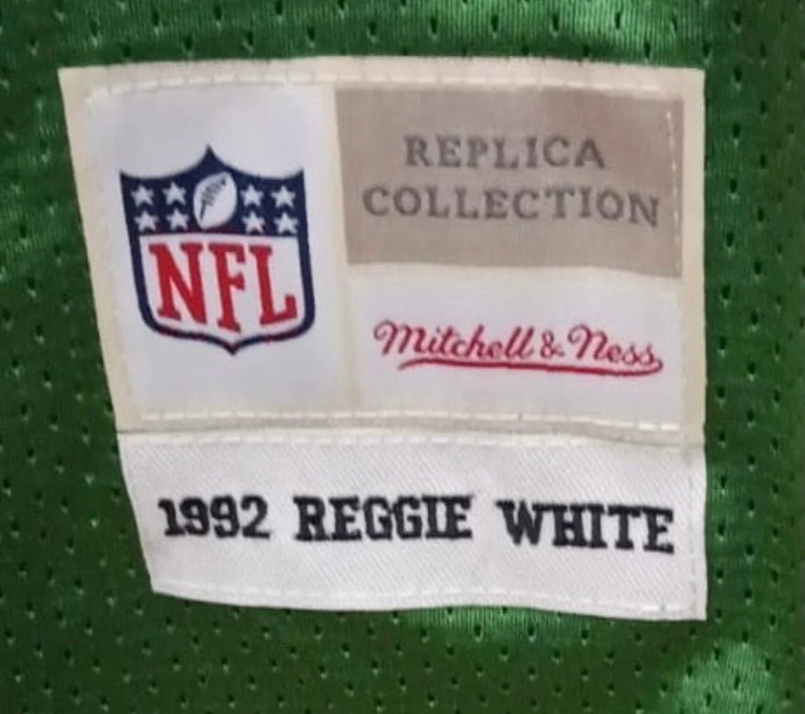 Reggie White YOUTH KIDS Philadelphia Eagles Mitchell & Ness Jersey