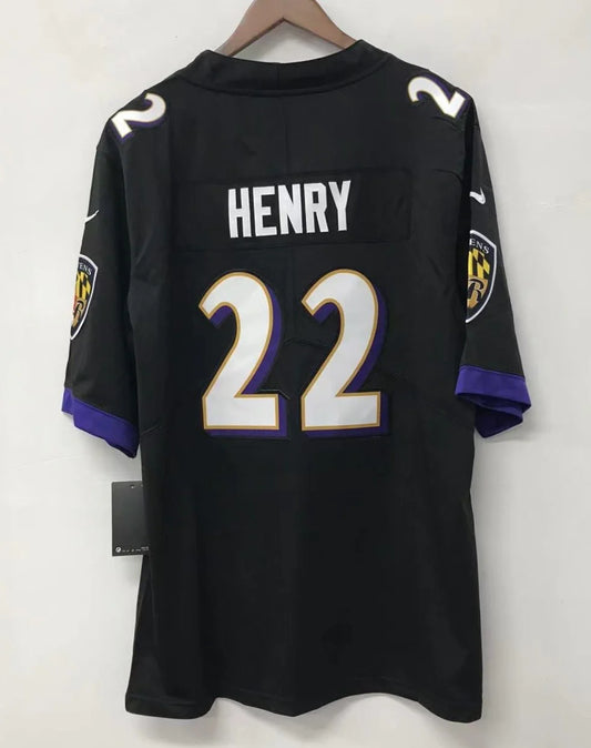 Derrick Henry Baltimore Ravens Official NFL Jersey Nike black