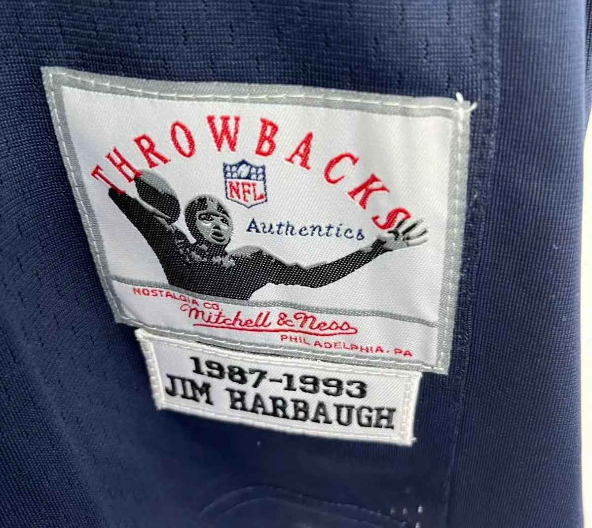 Jim Harbaugh Chicago Bears NFL Mitchell & Ness Jersey
