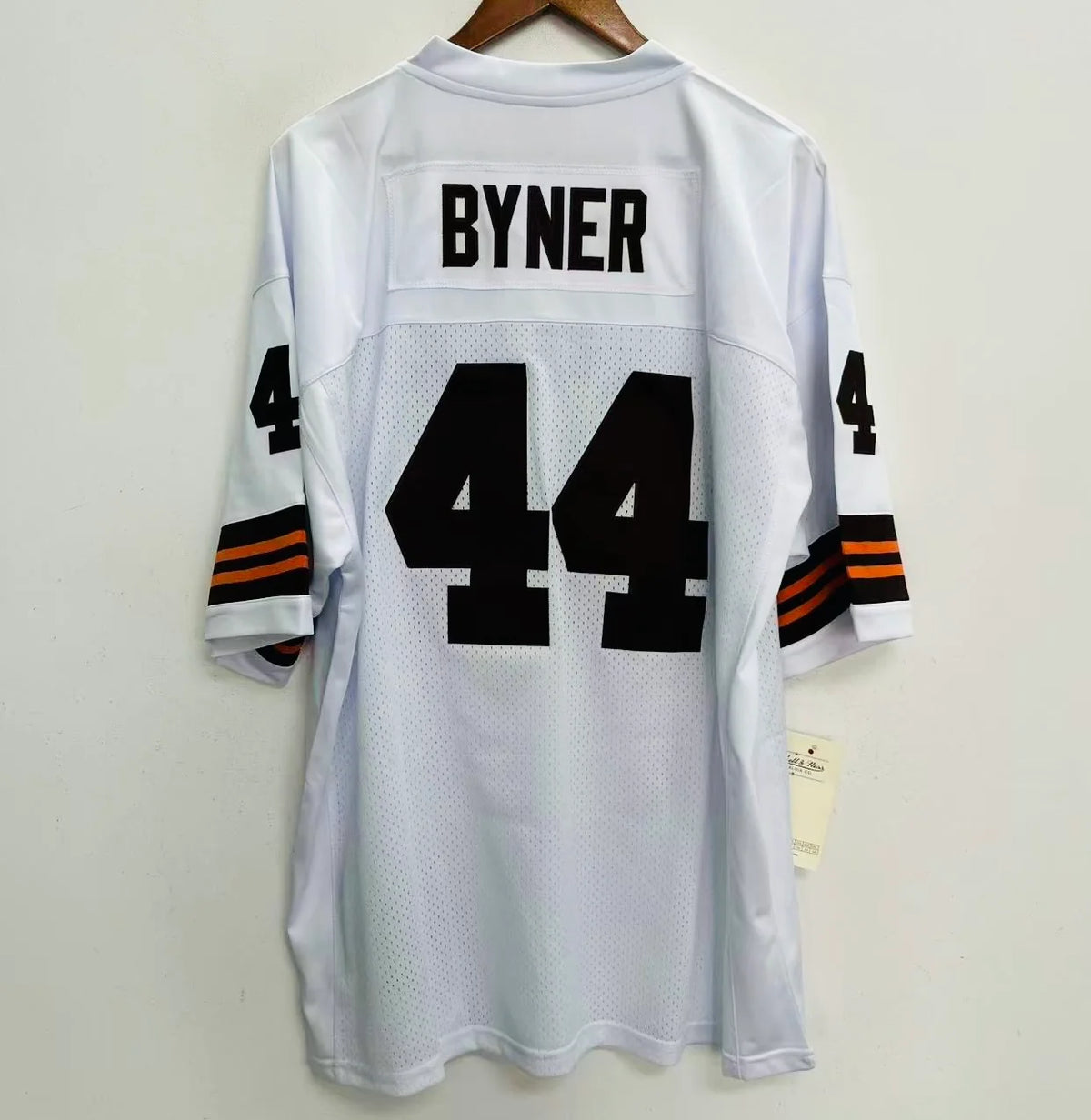 Earnest Byner Cleveland Browns Official NFL Mitchell & Ness Jersey white