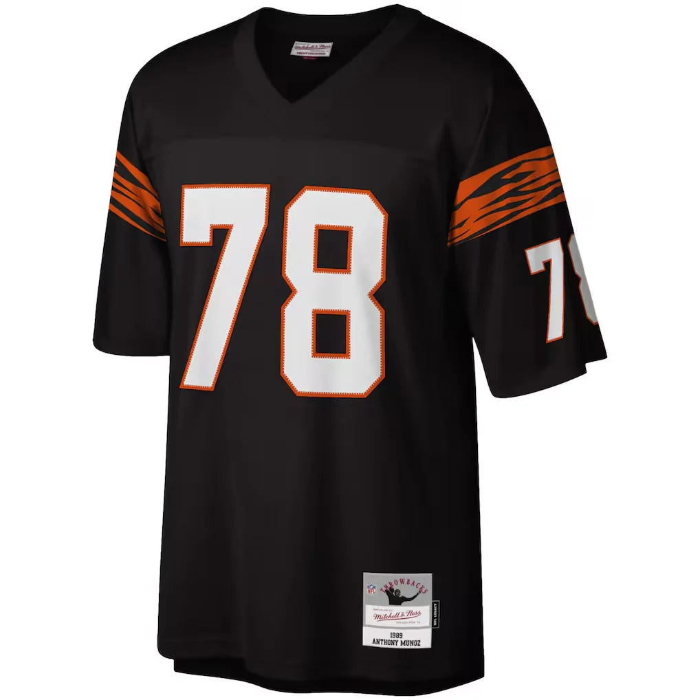 Anthony Munoz Cincinnati Bengals Official NFL Mitchell & Ness Jersey