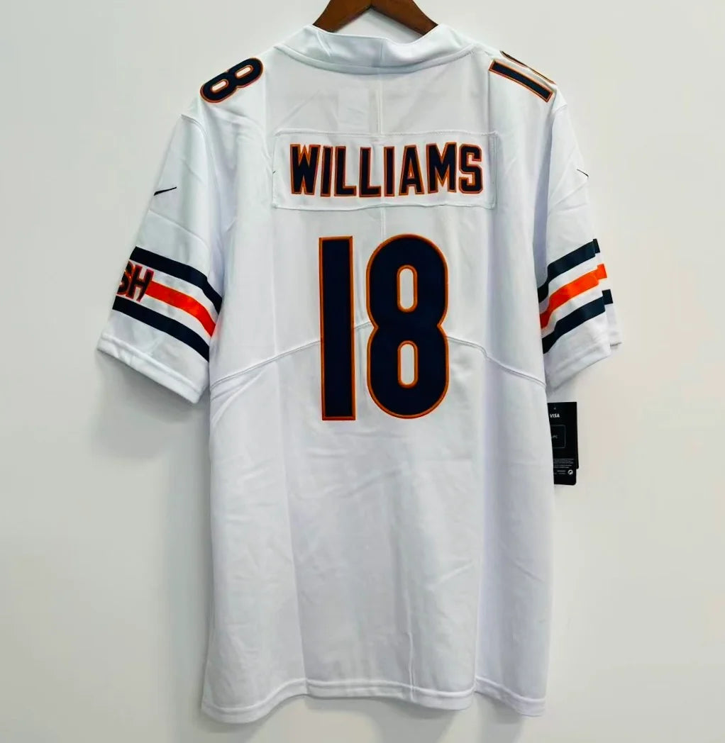 Caleb Williams Chicago Bears Official NFL Nike Jersey White