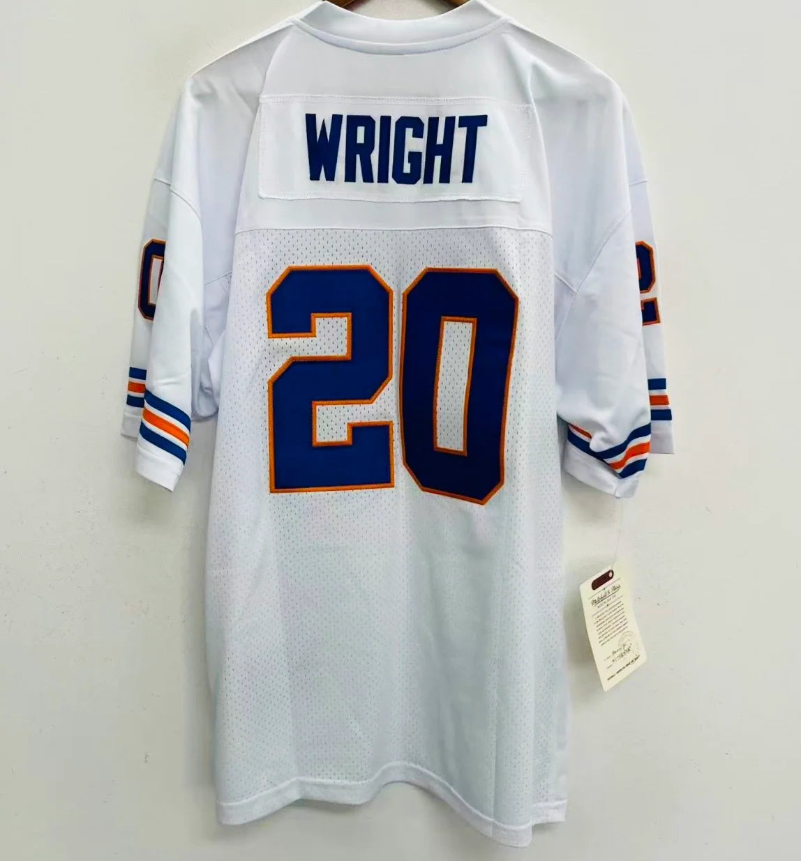 Any name & Number customized Denver Broncos NFL Mitchell & Ness Jersey white