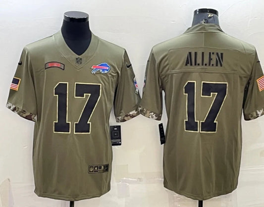 Josh Allen Buffalo Bills Salute to Service Jersey Nike