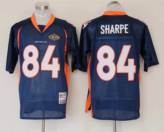 Shannon Sharpe Denver Broncos Jersey Blue Mitchell & Ness