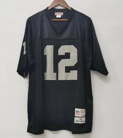 Ken Stabler Oakland Raiders NFL Mitchell & Ness Jersey black