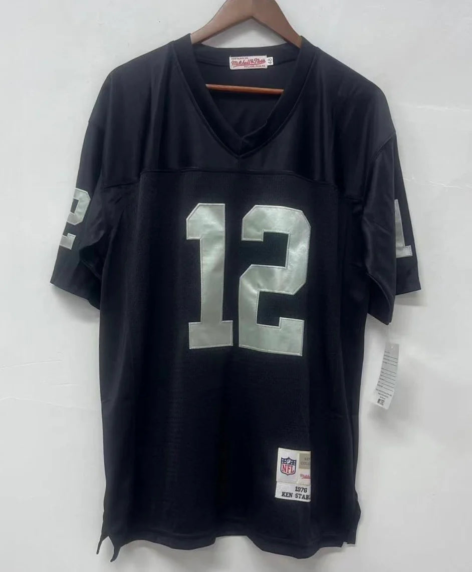 Ken Stabler Oakland Raiders NFL Mitchell & Ness Jersey black