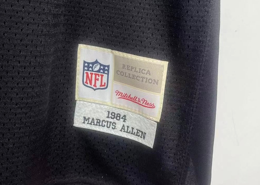 Marcus Allen Oakland Raiders NFL Mitchell & Ness Jersey black