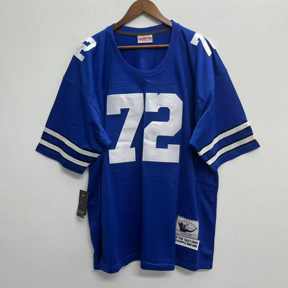 Ed Too Tall Jones Dallas Cowboys Official NFL Jersey blue Mitchell & Ness