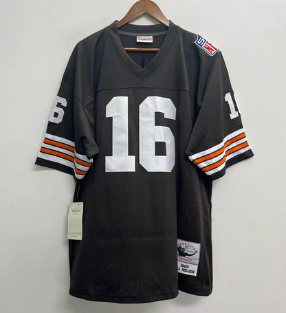 Bill Nelsen 1969 Cleveland Browns Official NFL Mitchell & Ness Jersey