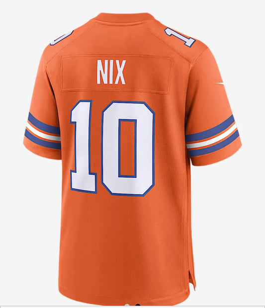 Bo Nix YOUTH KIDS Denver Broncos Official NFL Nike retro Jersey