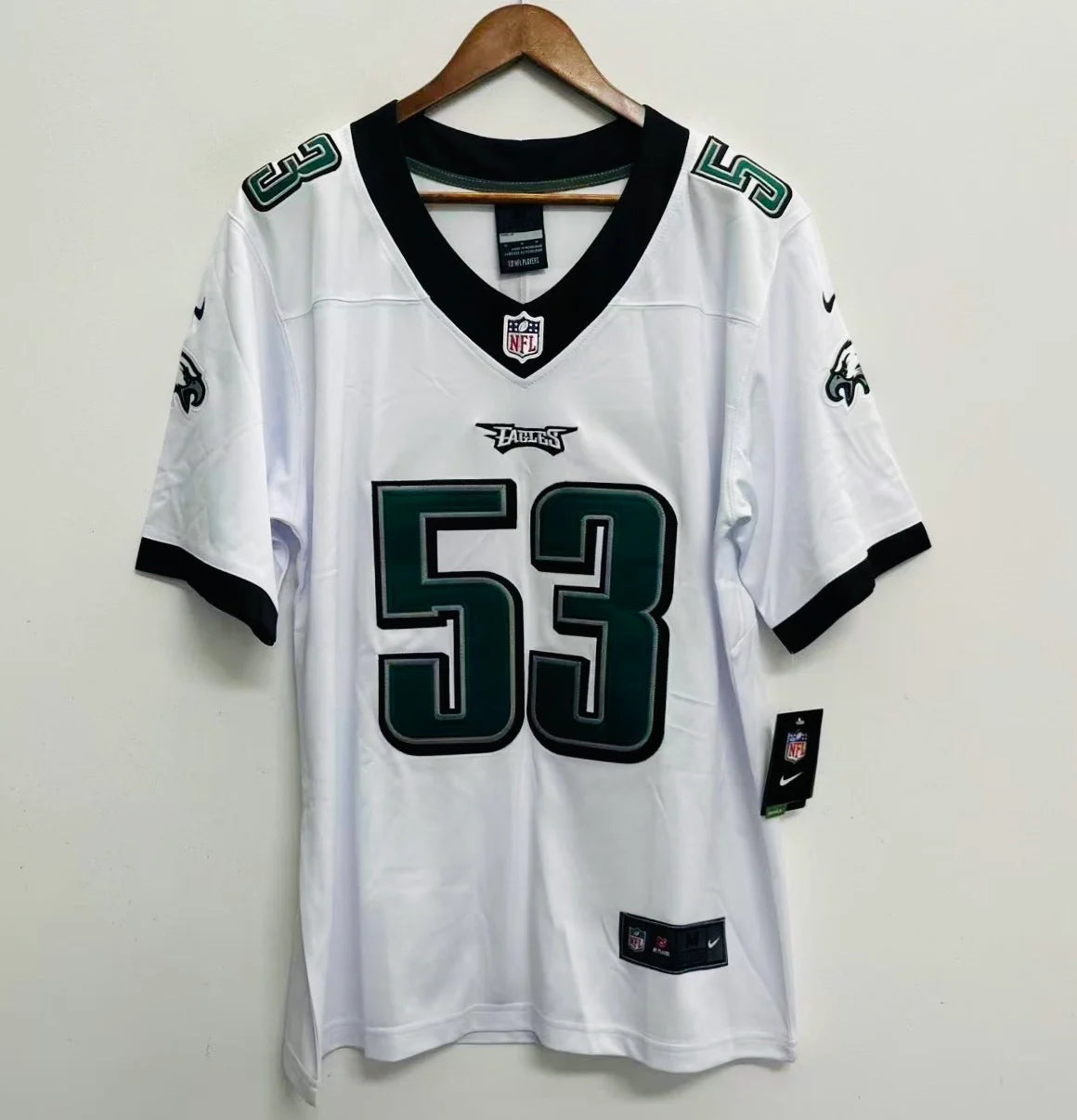 Zack Baun YOUTH KIDS Philadelphia Eagles Jersey Nike white
