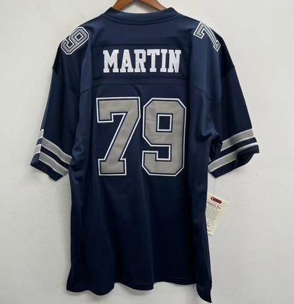 Harvey Martin Dallas Cowboys Official NFL Jersey dark blue Mitchell & Ness