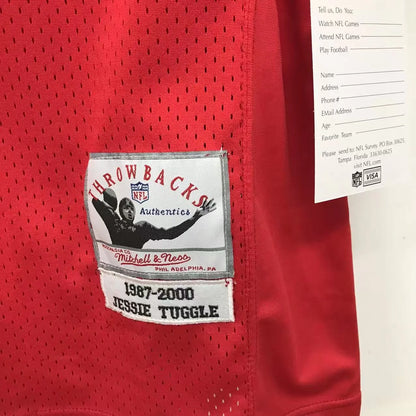 Jesse Tuggle 1989 Atlanta Falcons NFL Mitchell & Ness Jersey