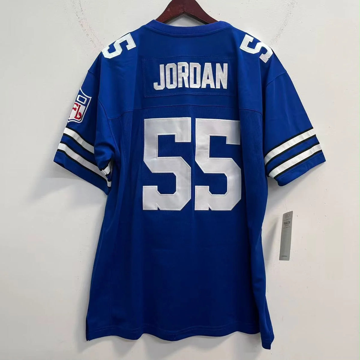 Lee Roy Jordan Dallas Cowboys Official NFL Jersey 1969 blue Mitchell & Ness