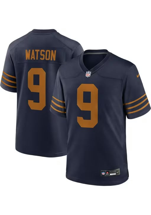 Christian Watson YOUTH KIDS Green Bay Packers Official NFL Jersey Navy/Gold alternate