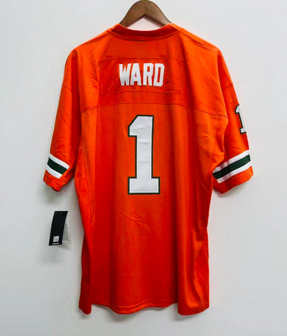 Cam Ward YOUTH KIDS Miami Hurricanes Official NCAA Adidas Jersey