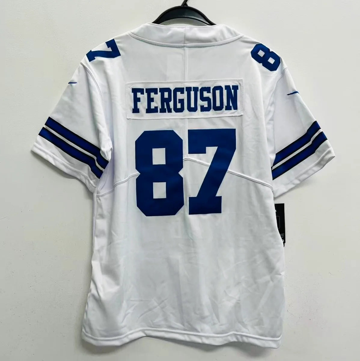 Jake Ferguson YOUTH KIDS Dallas Cowboys Official NFL Jersey white