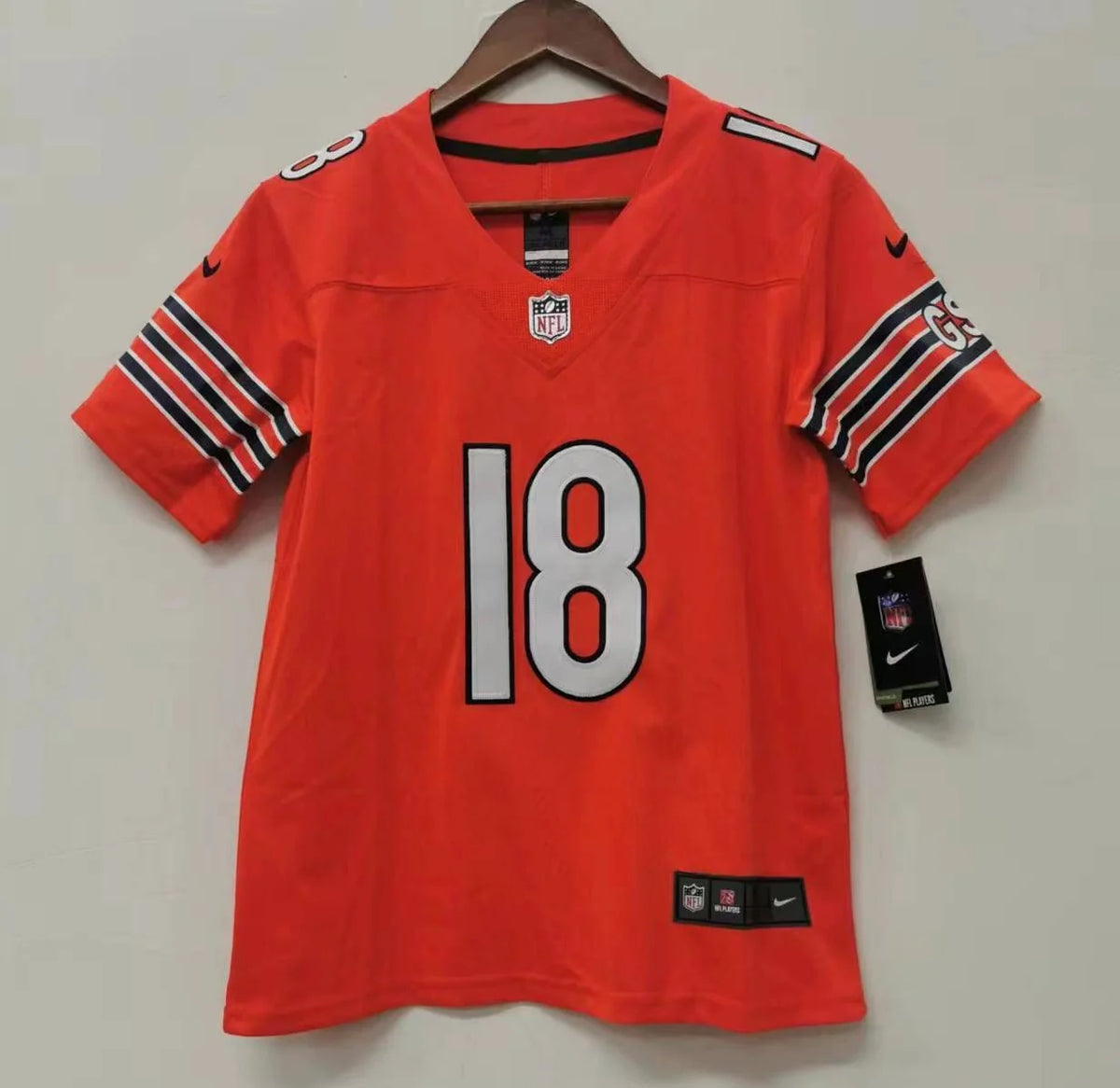 Caleb Williams YOUTH KIDS Chicago Bears Official NFL Nike Jersey Orange
