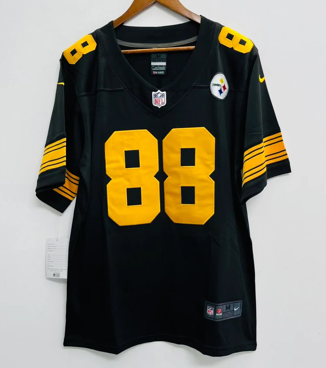 Pat Freiermuth Youth Kids Pittsburgh Steelers Official NFL Nike Color Rush Jersey