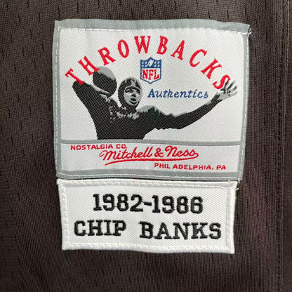 Chip Banks Cleveland Browns Official NFL Mitchell & Ness Jersey