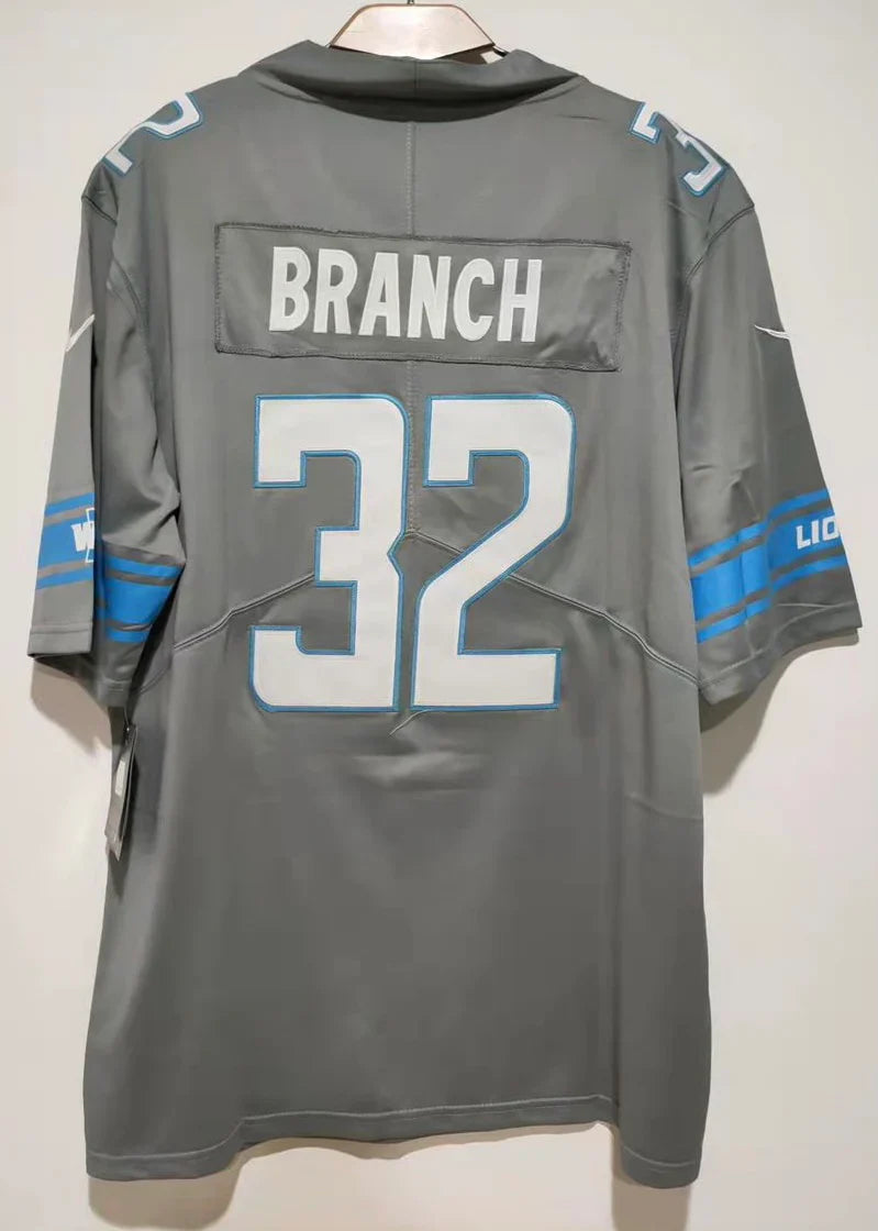 Brian Branch YOUTH KiDS Detroit Lions Official NFL Nike Jersey gray