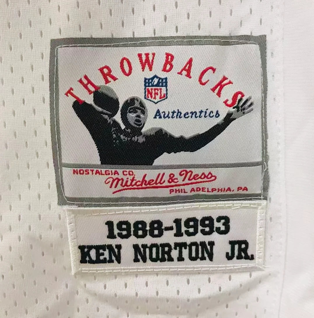 Ken Norton Jr. Dallas Cowboys Official NFL Jersey white Mitchell & Ness