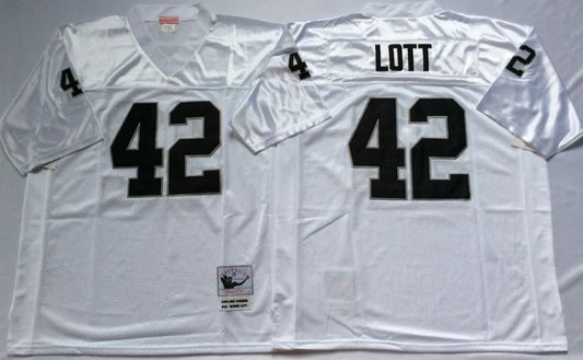 Ronnie Lott Oakland Raiders Jersey white