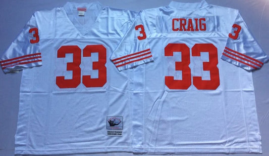 Roger Craig San Francisco 49ers Jersey White Mitchell & Ness