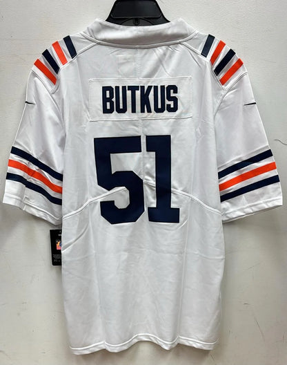 Dick Butkus Chicago Bears Jersey white Nike