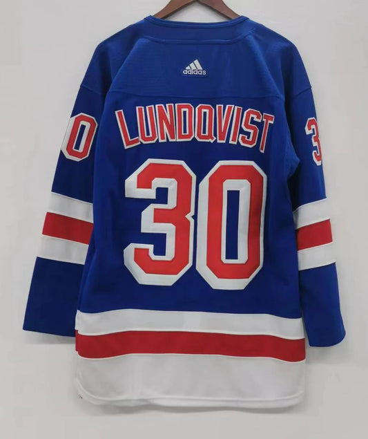 Henrik Lundqvist New York Rangers Official NHL Adidas jersey
