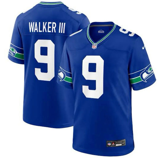 Kenneth Walker III Seattle Seahawks Jersey Nike retro