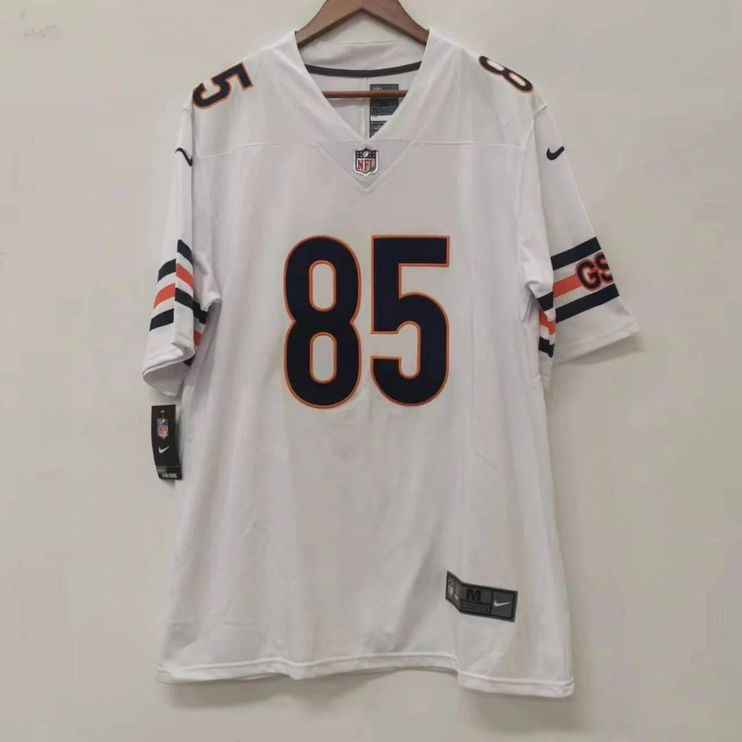 Cole Kmet Chicago Bears Official NFL Nike Jersey white