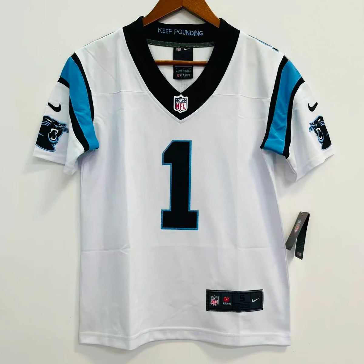 Cam Newton Carolina Panthers Official NFL Nike YOUTH KIDS Jersey white